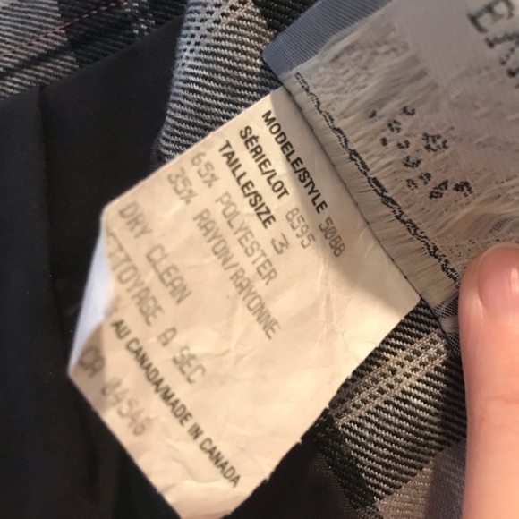 Vintage plaid high waisted skirt - Picture 4 of 6